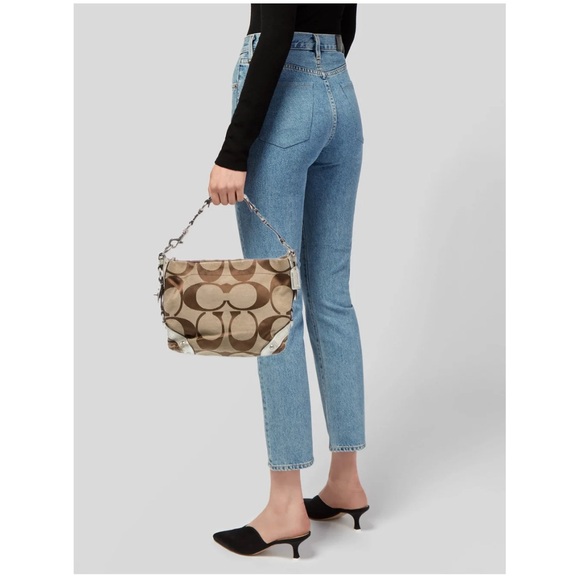 Coach Carly Signature Hobo Bag - Picture 1 of 10